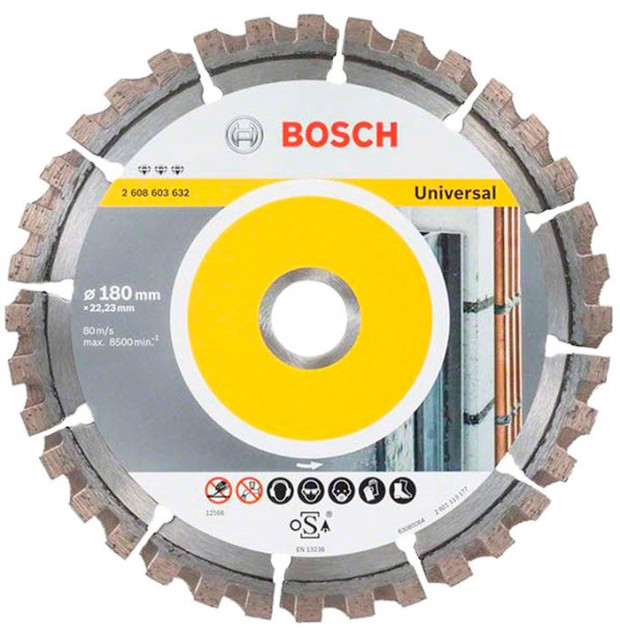 Діамантове коло Bosch Best for Universal, 180×22,23×2,4 мм (2608603632)  фото 2