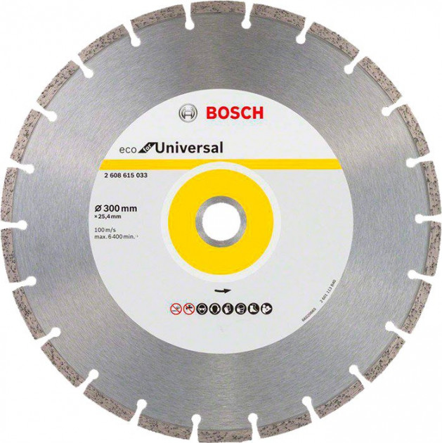Діамантове коло Bosch ECO Universal 300×25,4×3,2 мм (2608615033) 