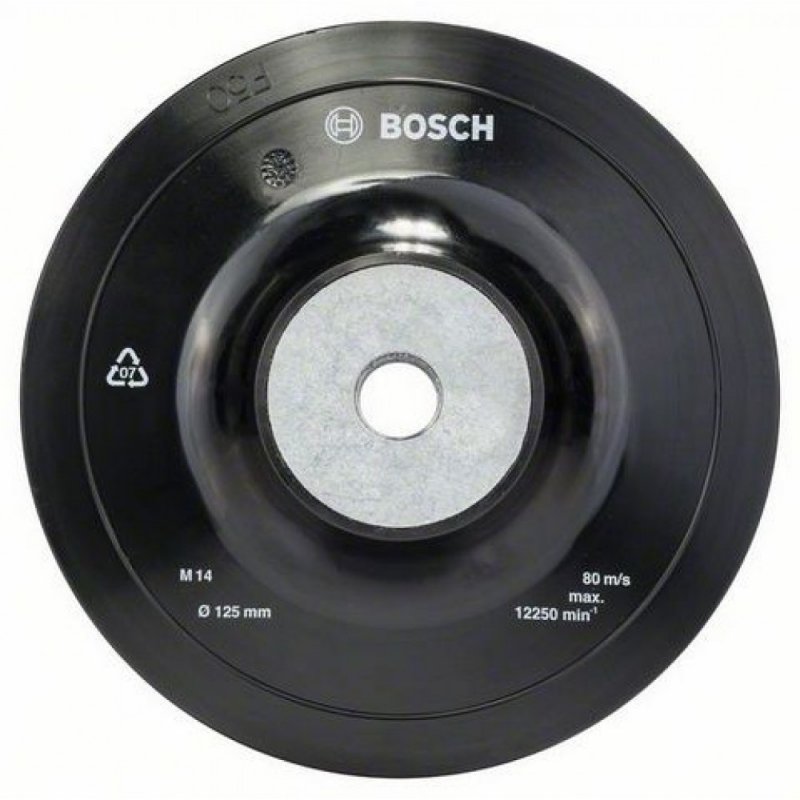 Опорная тарелка с зажимной гайкой Bosch Ø 125 мм (1608601033) 