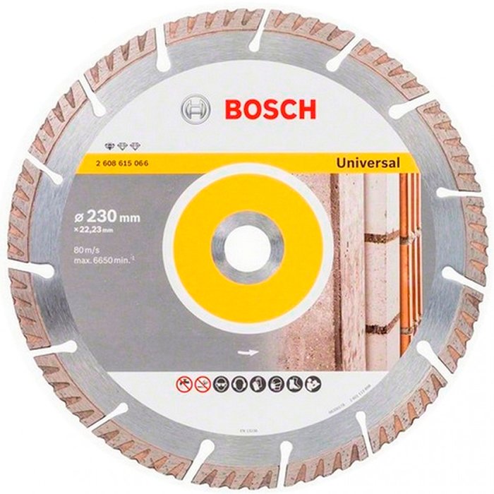 Діамант диск Bosch Stnd Universal 10шт 230/22,23 (2608615066) 