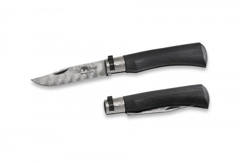 Нож Antonini Old Bear 9305/19 MNK (DS93X Damasteel 63HRC) 19 см, ручка - ламинат Абачи