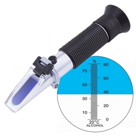 Рефрактометр ATC-80 (0-80) для спирта (ATC80) 
