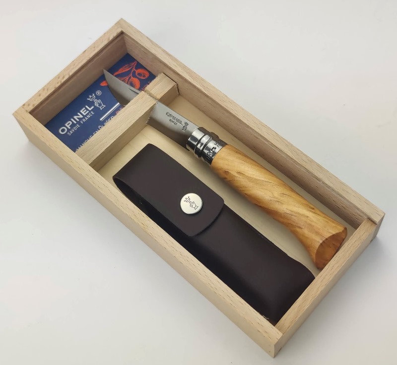 Нож Opinel №8 VRN Olive OPAK (001004) 