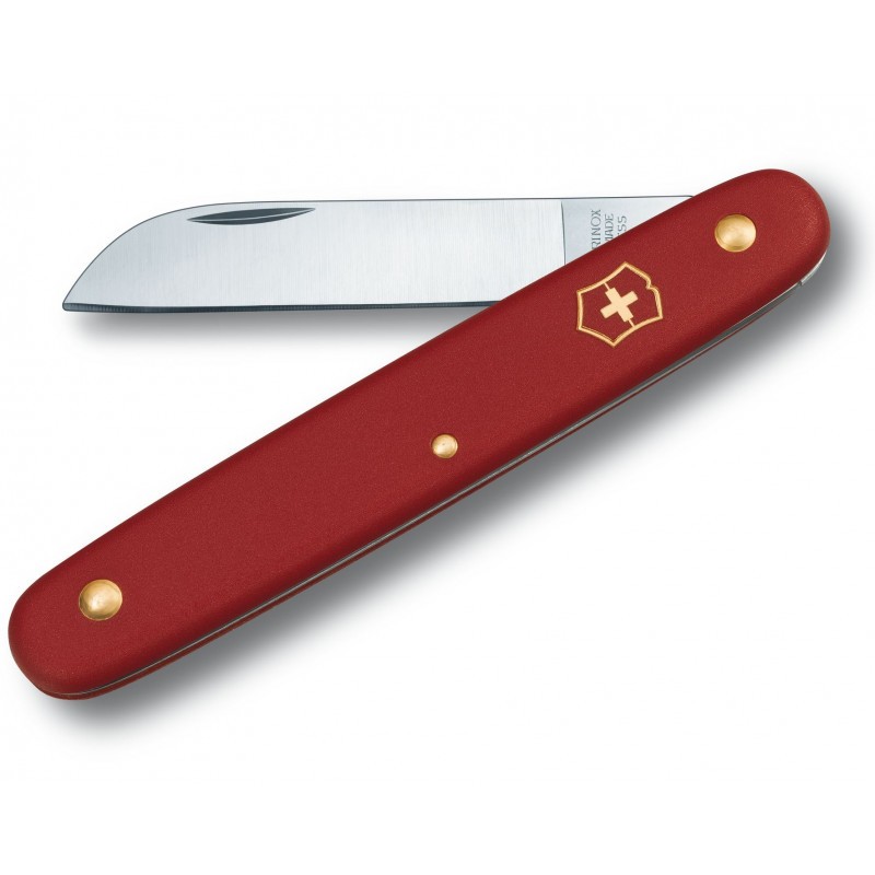 Нож для сада Victorinox Floral Knife, 100мм/1функ/красн мат(блистер) (Vx39050.B1) 