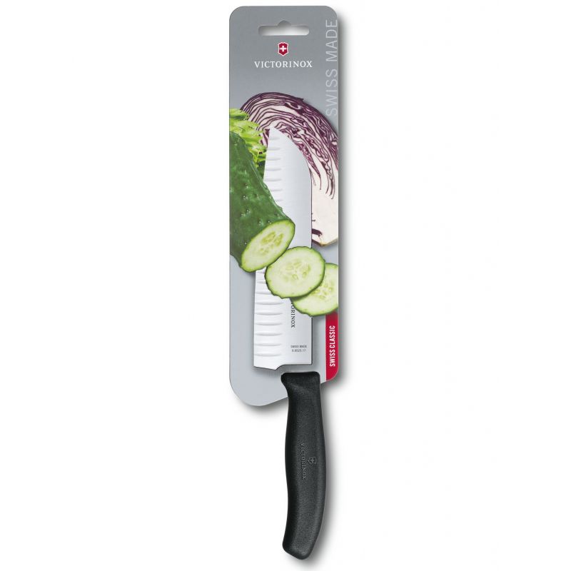 Кухонный нож Victorinox SwissClassic Santoku, 17 см (Vx68523.17B) 