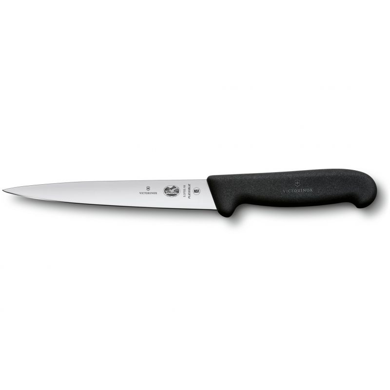 Кухонный нож Victorinox Fibrox Filleting Flexible, 18 см (Vx53703.18) 