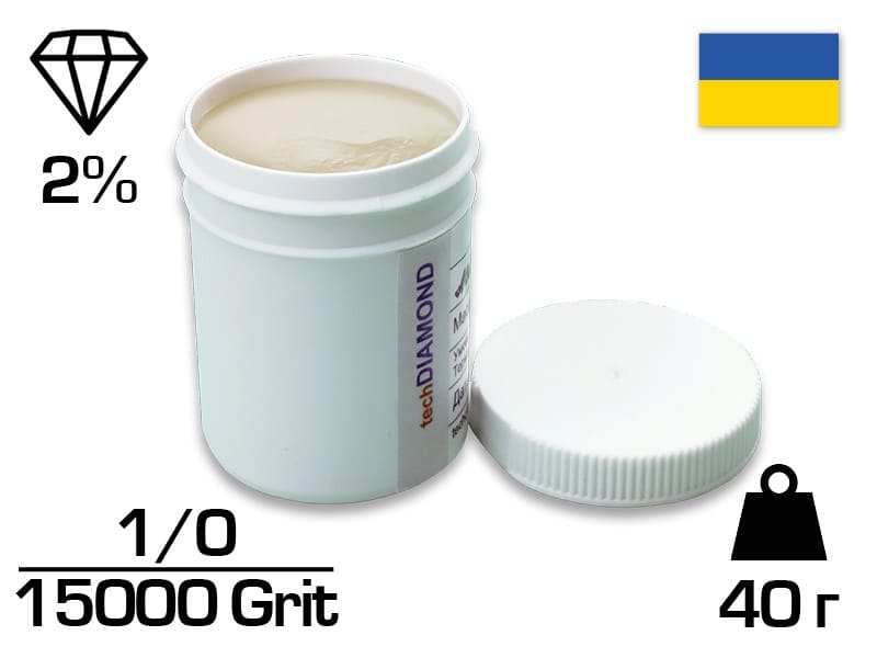 Алмазная паста АСМ 1/0 HОМГ (2%) 15000 GRIT, 40 г (ACM1-0(НОМГ)) (ACM1-0