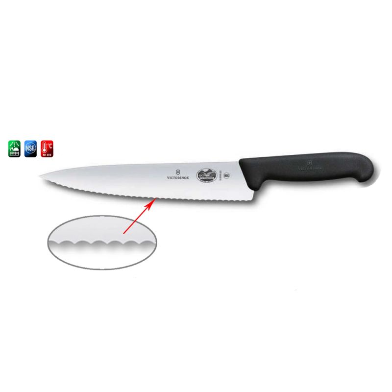 Кухонный нож Victorinox Fibrox Carving, 19 см (Vx52033.19) 