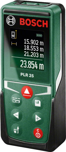 Лазерний далекомір Bosch PLR 25 New (0603672521)