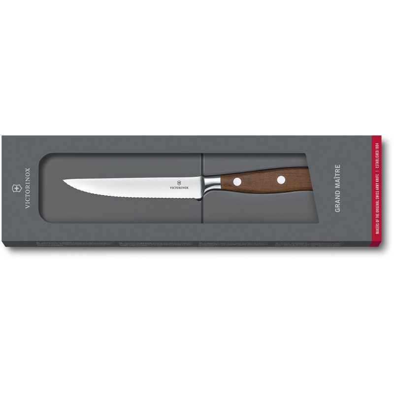 Кухонный нож Victorinox Grand Maitre Wood Steak, 12 см (Vx77200.12WG) 